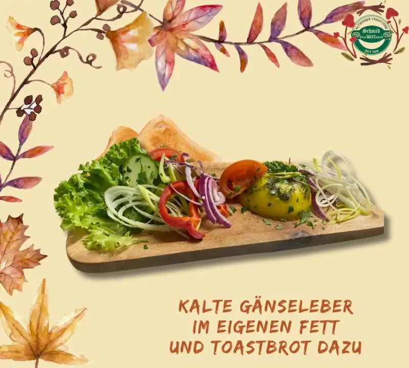 Kalte Gänseleber im eigenen Fett mit Toastbrot
